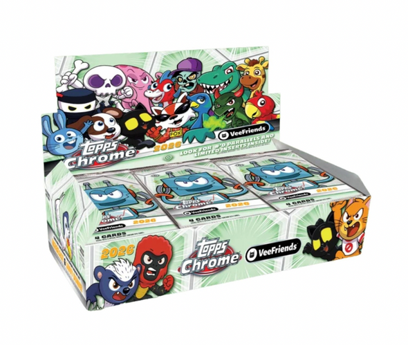 2026 Topps VeeFriends Chrome Hobby Box - PRESALE