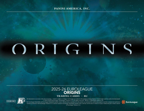 2025/26 Panini Origins EuroLeague Basketball H2 Case - PRESALE