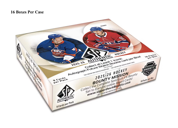 2025/26 Upper Deck SP Authentic Hockey Hobby Case - PRESALE