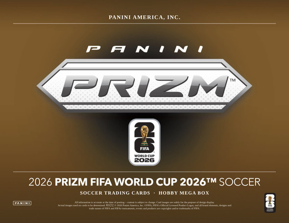 2026 Panini Prizm World Cup Soccer Hobby Mega Case - PRESALE