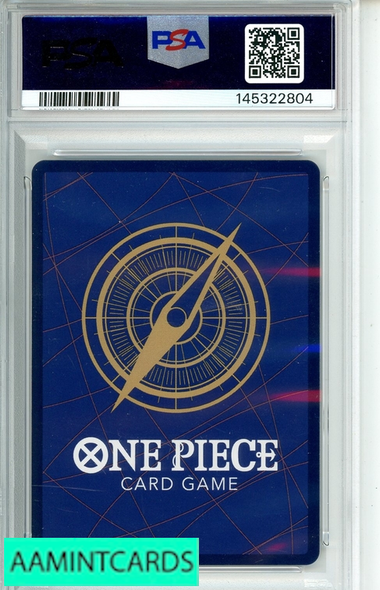 2025 ONE PIECE OP11-A FIST OF DIVINE SPEED GEAR TWO #080 ALTERNATE ART PSA 10 145322804