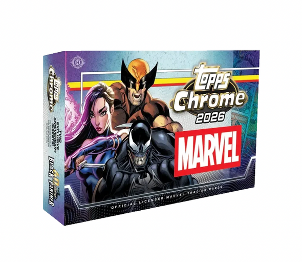 2026 Topps Marvel Comics Chrome Hobby Box - PRESALE