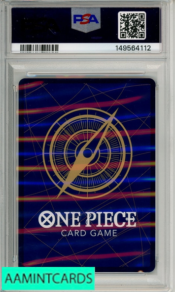 2025 ONE PIECE OP12-LEGACY OF THE MASTER LIM #037 SPECIAL ALTERNATE ART PSA 10 149564112