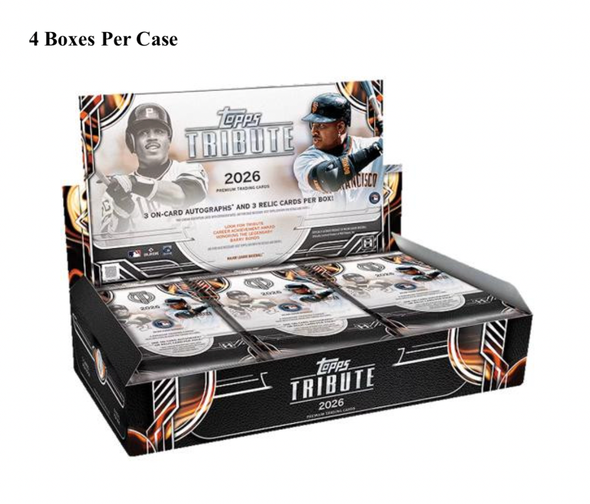 2026 Topps Tribute Baseball Hobby Case