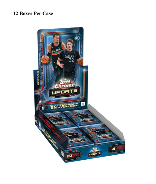 2025/26 Topps Chrome Update Series Basketball Hobby Case - PRESALE