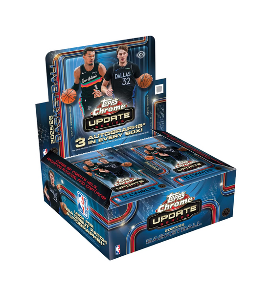 2025/26 Topps Chrome Update Series Basketball Jumbo Box - PRESALE