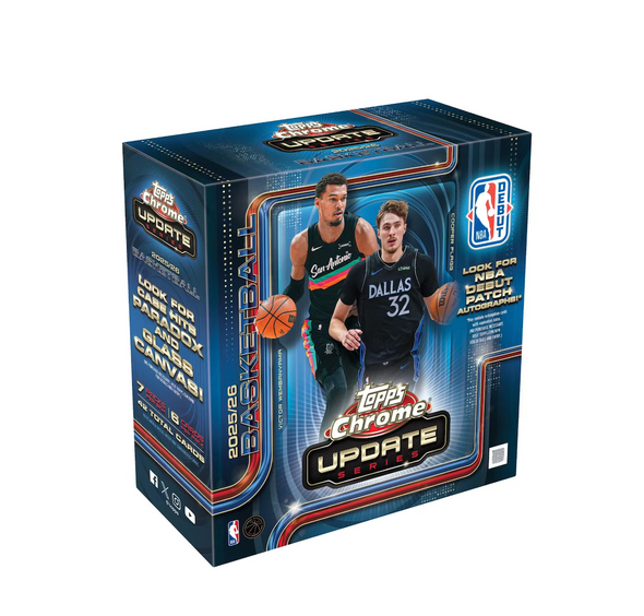 2025/26 Topps Chrome Update Series Basketball Mega Box - PRESALE