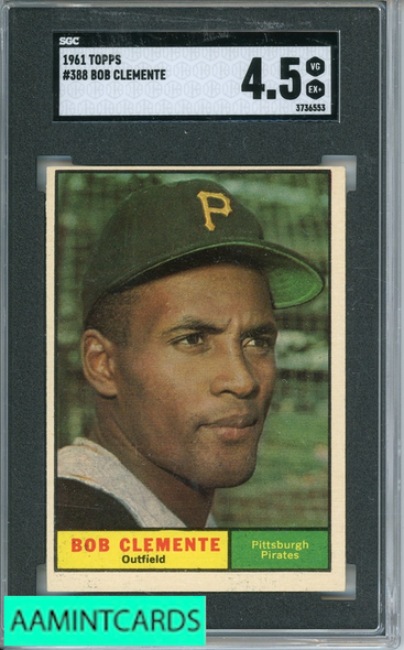 1961 TOPPS BOB CLEMENTE #388 SGC 4.5 3736553