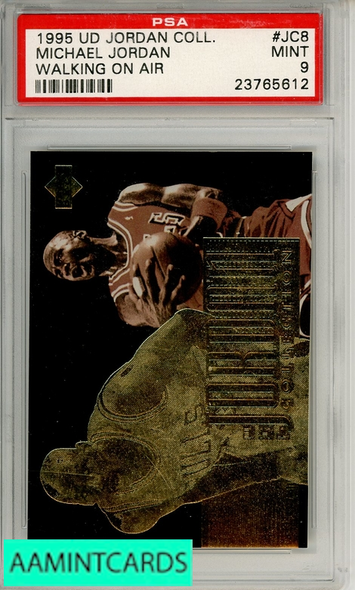 1995 UPPER DECK JORDAN COLLECTION MICHAEL JORDAN #JC8 WALKING ON AIR PSA 9 23765612