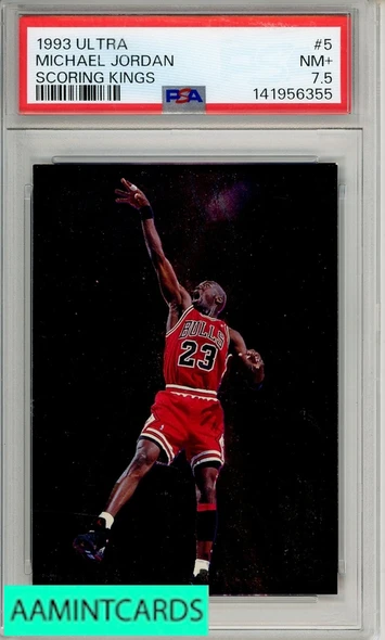1993 ULTRA SCORING KINGS MICHAEL JORDAN #5 SCORING KINGS PSA 7.5 NM+ 141956355