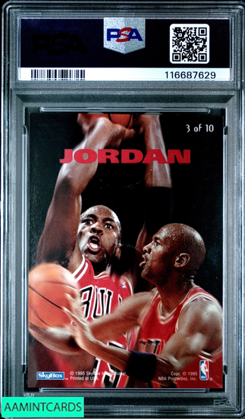 1994 E-MOTION N-TENSE MICHAEL JORDAN #3 PSA 10 GEM MT 116687629