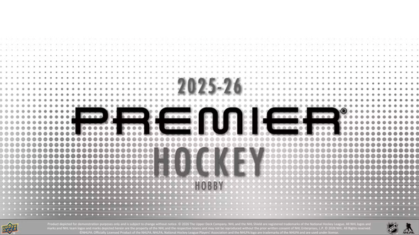 2025/26 Upper Deck Premier Hockey Hobby Box - PRESALE