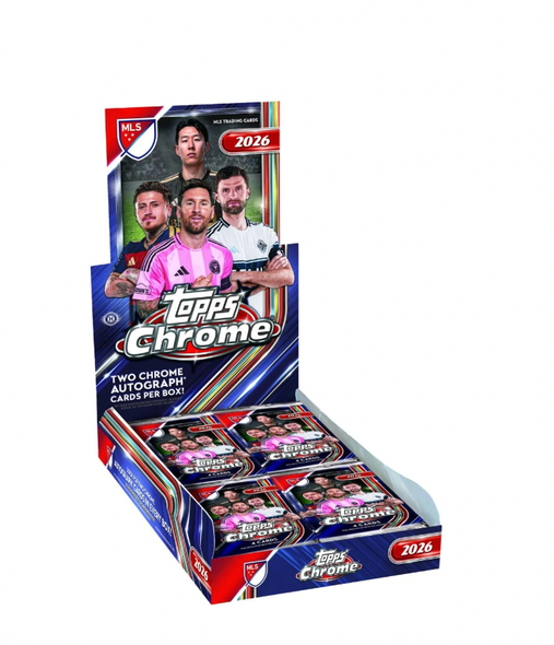 2026 Topps MLS Chrome Soccer Hobby Box - PRESALE