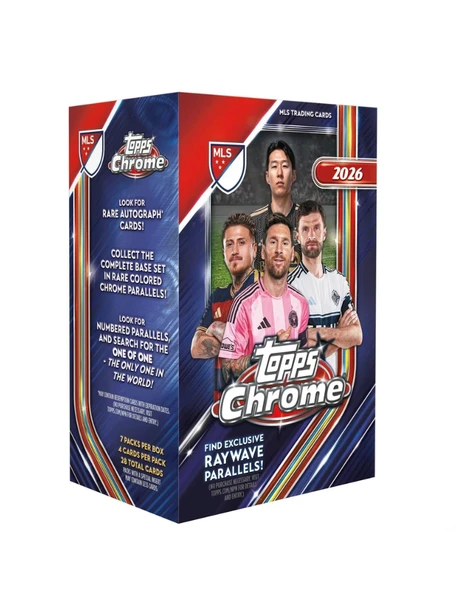 2026 Topps MLS Chrome Soccer Blaster Box - PRESALE
