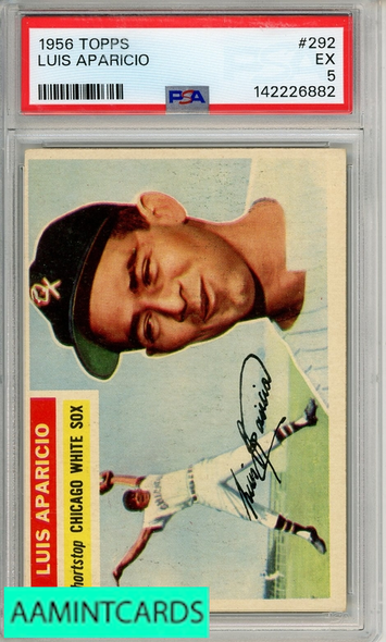 1956 TOPPS LUIS APARICIO #292 PSA 5 EX RC 142226882