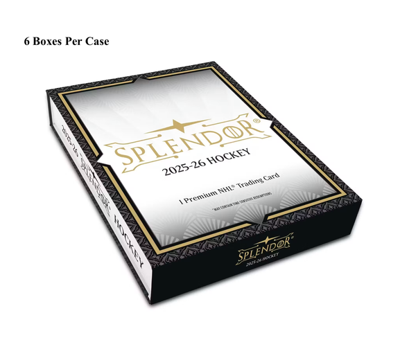 2025/26 Upper Deck Splendor Hockey Hobby Case - PRESALE