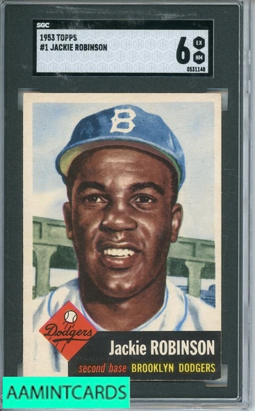 1953 TOPPS JACKIE ROBINSON #1 SGC 6 0531148