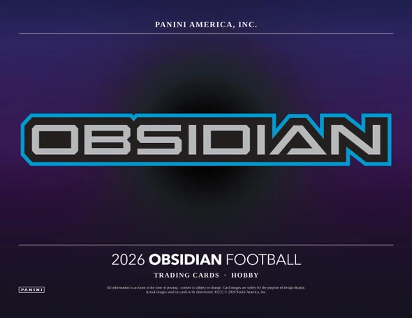 2026 Panini Obsidian Football Hobby Box - PRESALE
