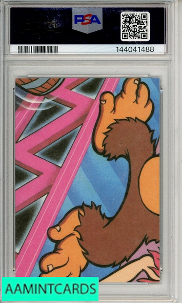 1982 DONKEY KONG STICKERS BR-R-RING ME LUCK! # STICKERS PSA 9 MINT 144041488