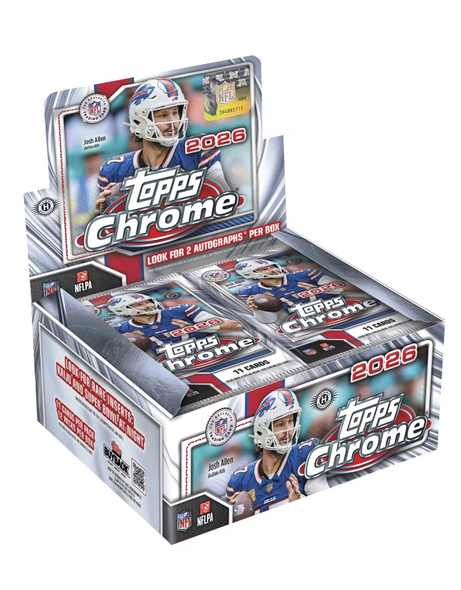 2026 Topps Chrome Football Jumbo Box - PRESALE