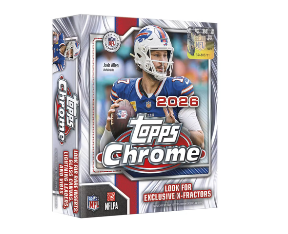 2026 Topps Chrome Football Mega Box - PRESALE