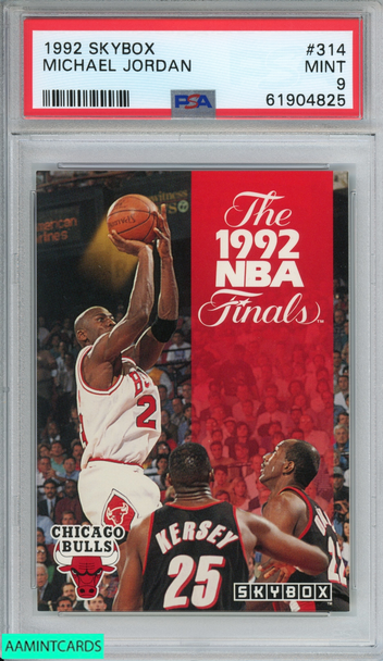 1992 SKYBOX MICHAEL JORDAN #314 CHICAGO BULLS HOF PSA 9 MINT 61904825
