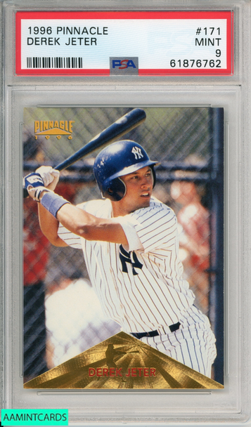 1996 PINNACLE DEREK JETER #171 NEW YORK YANKEES HOF PSA 9 MINT 61876762