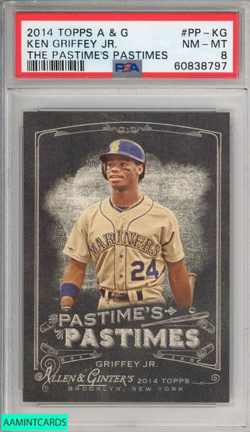 2014 TOPPS ALLEN GINTER THE PASTIMES PASTIMES KEN GRIFFEY JR #PP-KG PSA 8 NM-MT 60838797 2014 TOPPS ALLEN GINTER THE PASTIMES PASTIMES KEN GRIFFEY JR #PP-KG PSA 8 NM-MT 60838797