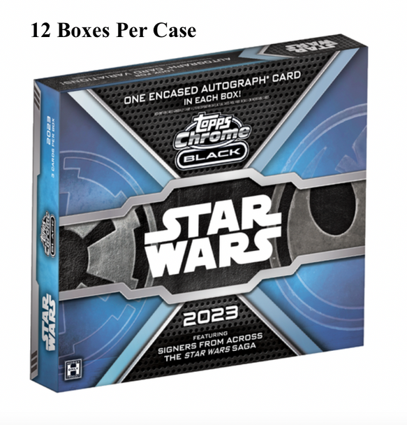 2023 Topps Star Wars Chrome Black Hobby Case