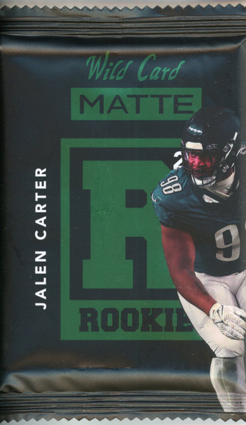 2023 Wild Card Matte Rookie Pack Jalen Carter