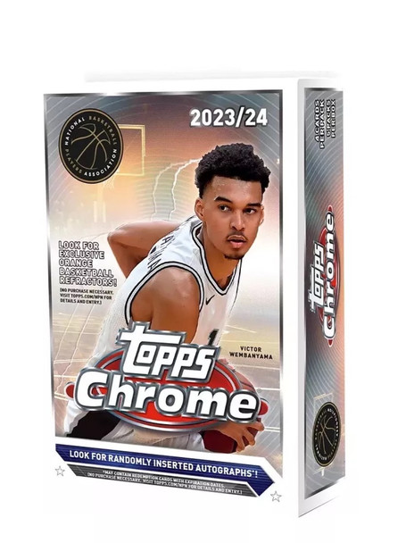2023/24 Topps Chrome Basketball Hanger Box 2023/24 Topps Chrome Basketball Hanger Box
