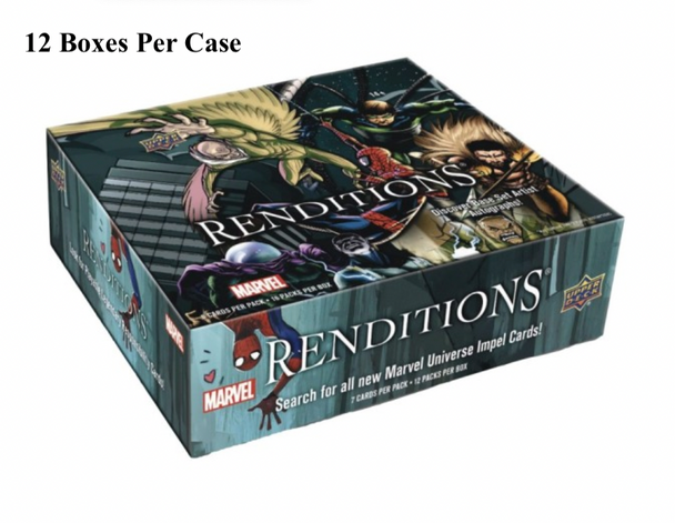 2024 Upper Deck Marvel Spider-Man Renditions Hobby Case