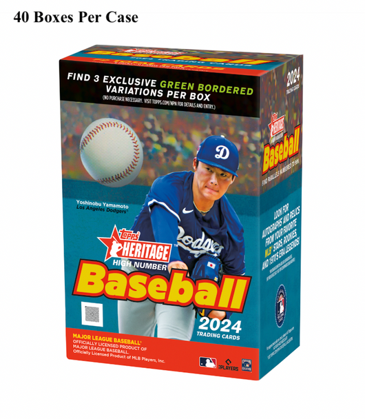 2024 Topps Heritage High Number Baseball Blaster Case