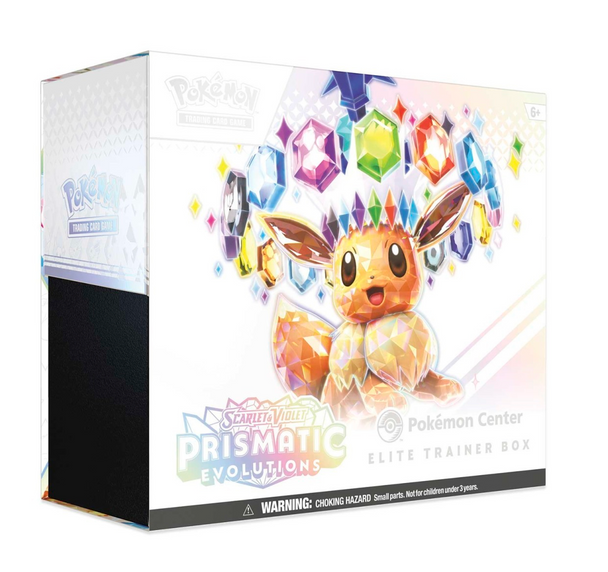 Pokemon Scarlet & Violet Prismatic Evolutions Pokemon Center Elite Trainer Box