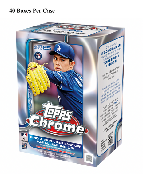 2025 Topps Chrome Baseball Blaster Case