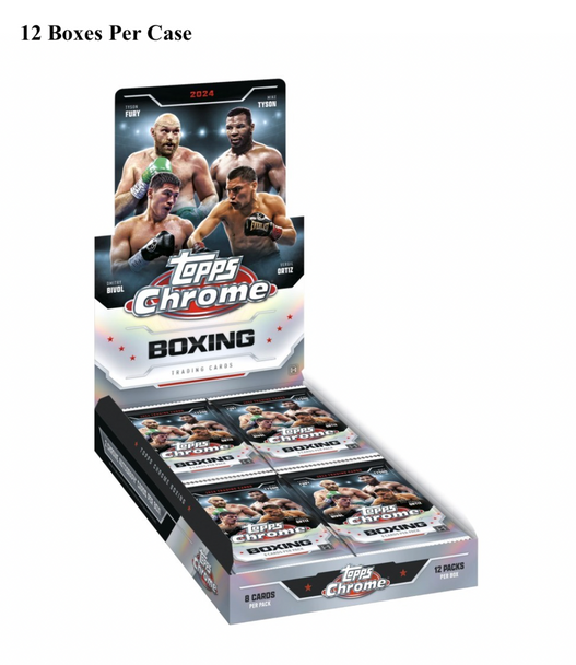 2024 Topps Chrome Boxing Hobby Case