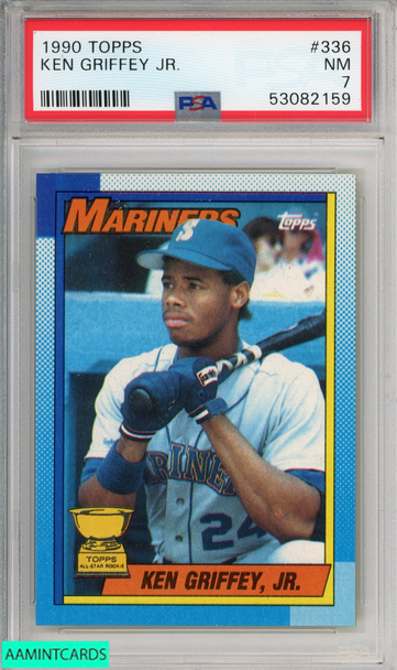 1990 TOPPS KEN GRIFFEY JR  #336 PSA 7 NM 53082159