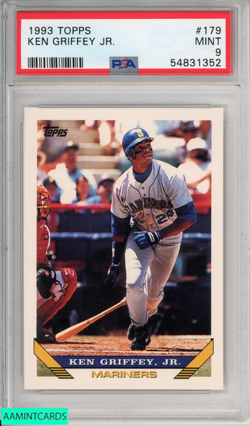 1993 TOPPS KEN GRIFFEY JR #179 SEATTLE MARINERS HOF PSA 9 MINT 54831352