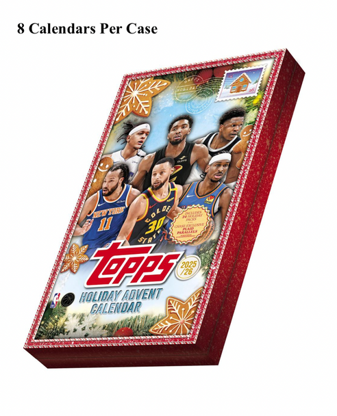 2025/26 Topps Holiday Basketball Countdown Calendar Case