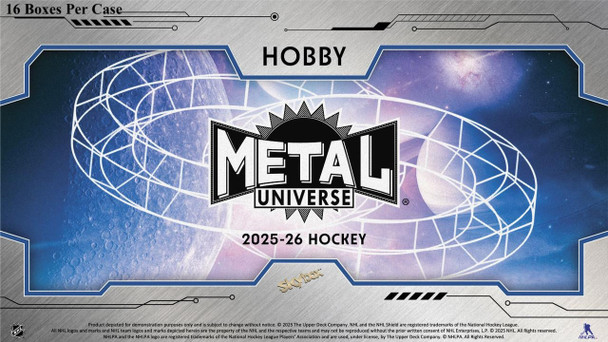 2025/26 Upper Deck Skybox Metal Universe Hockey Hobby Case - PRESALE 2025/26 Upper Deck Skybox Metal Universe Hockey Hobby Case - PRESALE