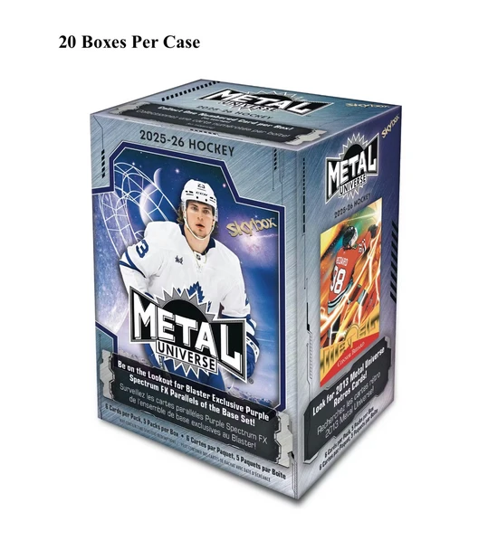 2025/26 Upper Deck Skybox Metal Universe Hockey Blaster Case - PRESALE