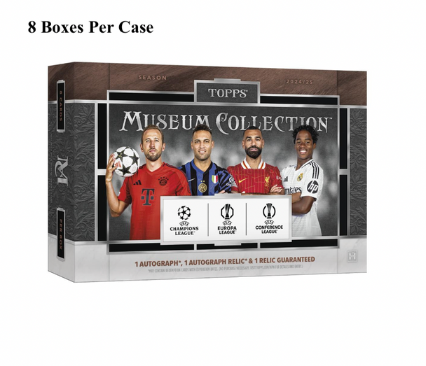 2024/25 Topps UEFA Club Competitions Museum Collection Soccer Hobby Case