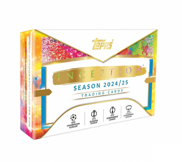 2024/25 Topps UEFA Club Competitions Inception Soccer Hobby Box