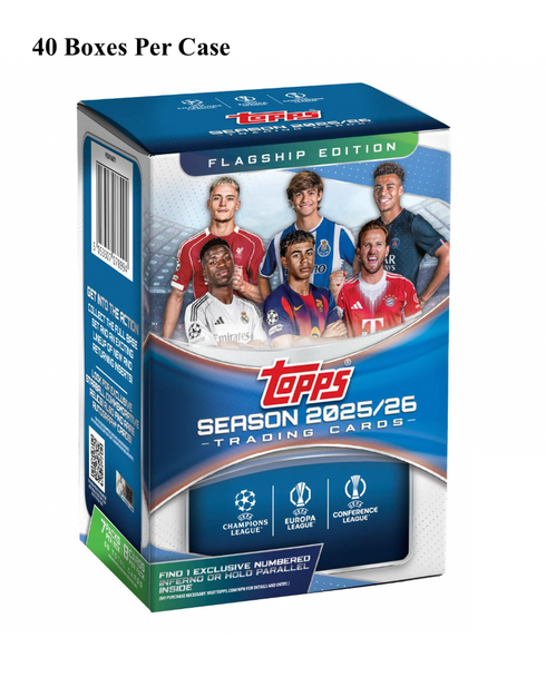 2025/26 Topps UEFA Club Competitions Soccer Blaster Case