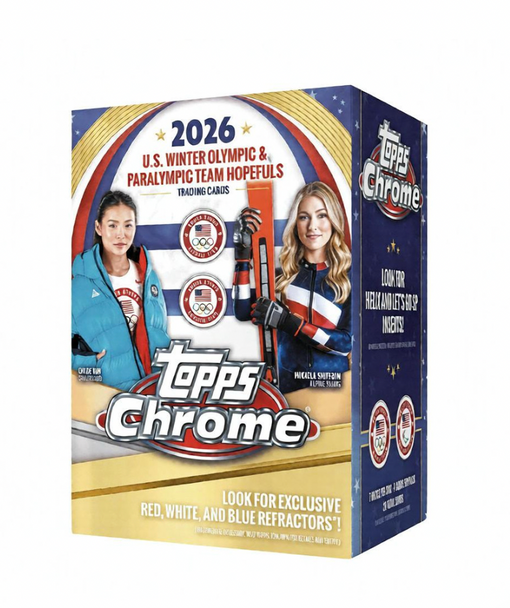 2026 Topps Chrome US Olympic & Paralympic Hopefuls Blaster Box