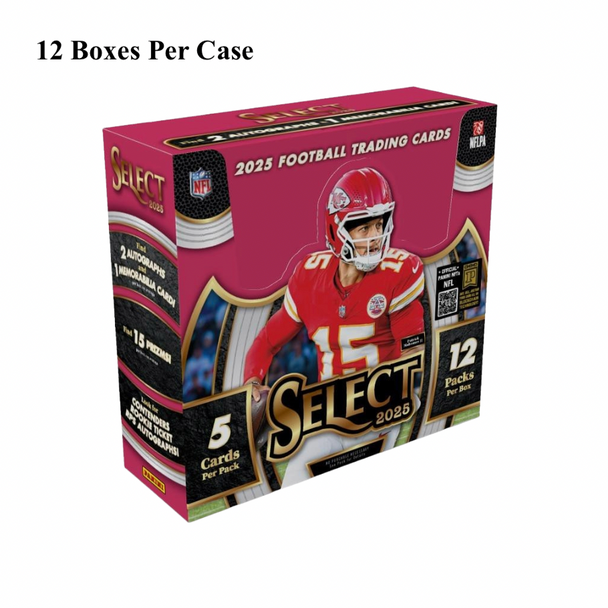 2025 Panini Select Football Hobby Case - PRESALE