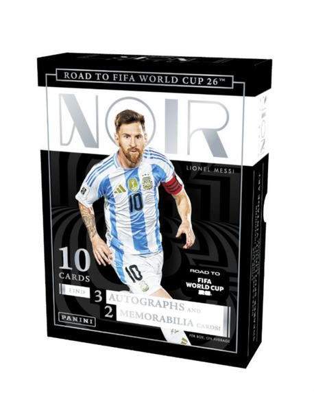 2025/26 Panini Noir Road To FIFA World Cup 26 Soccer Hobby Box - PRESALE
