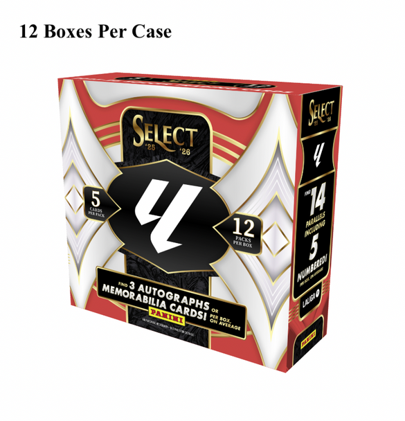 2025/26 Panini Select La Liga Soccer Hobby Case - PRESALE