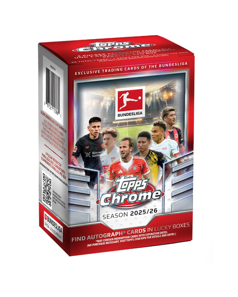 2025/26 Topps Chrome Bundesliga Soccer Blaster Box