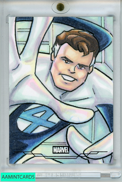 2025 MARVEL TOPPS CHROME MR FANTASTIC SKETCH CARD SIGNED BY PAUL HILL 999916663488